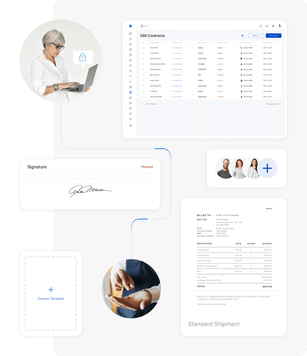Organize Work with Contracts & Forms