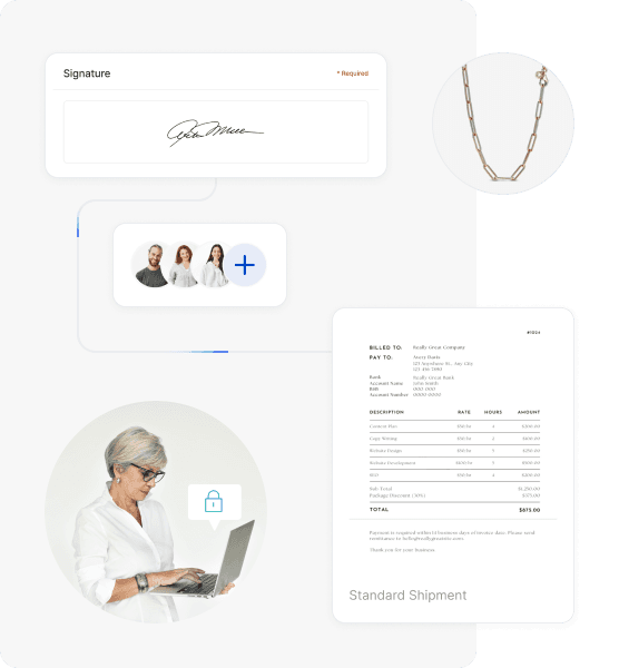 Seamless e-signature integration
