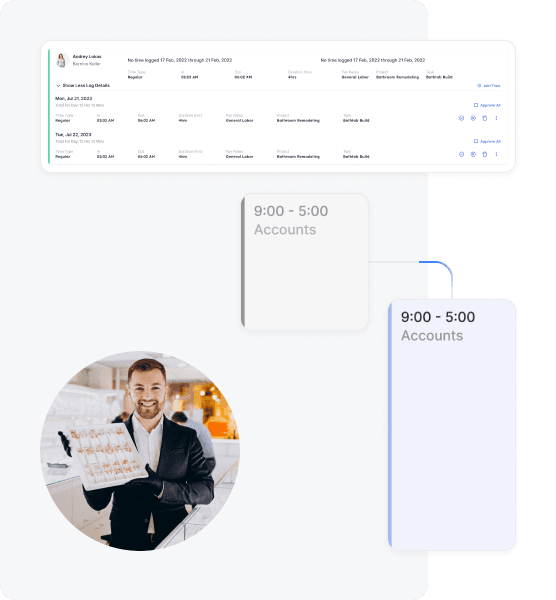 Effortless time tracking